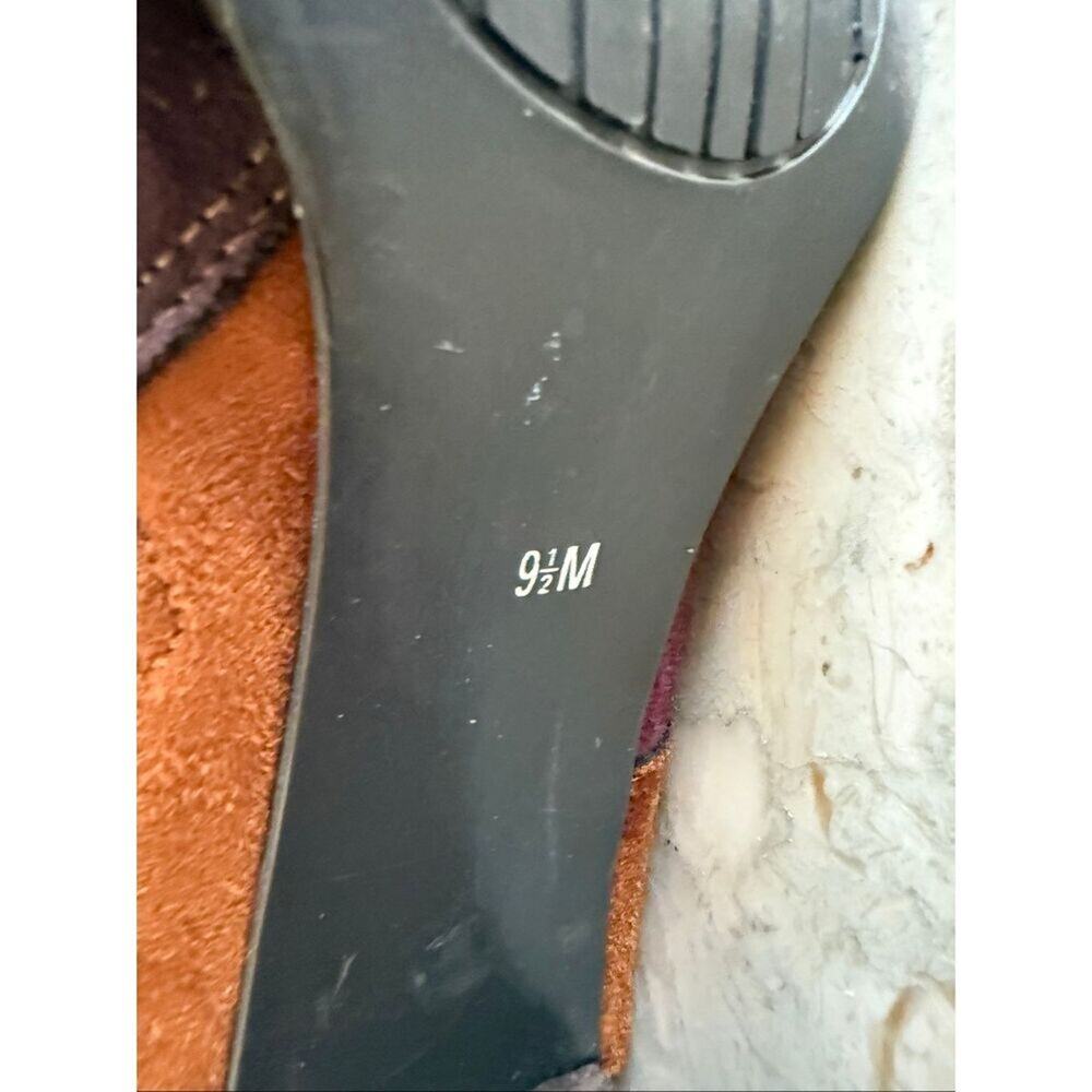 Patchwork Faux Suede Heeled Boot - image 7